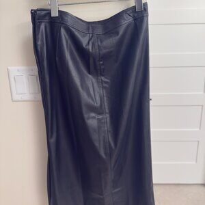 J Crew Faux Leather Skirt Size 4